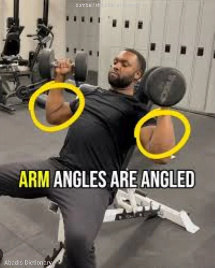 dumbell shoulder arm press